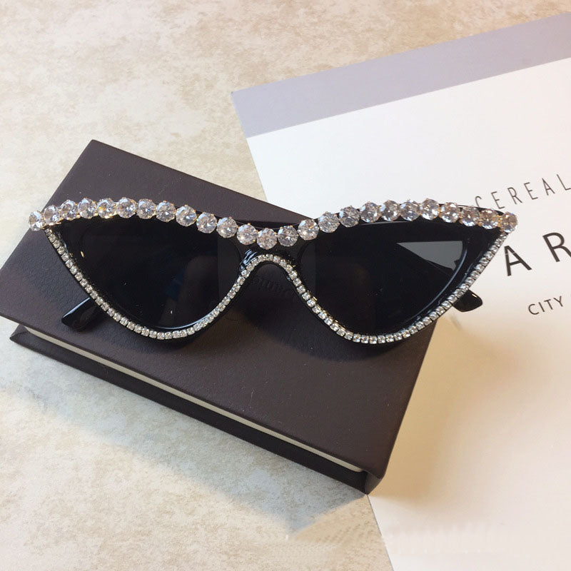 Diamond Cat Eye Sunglasses