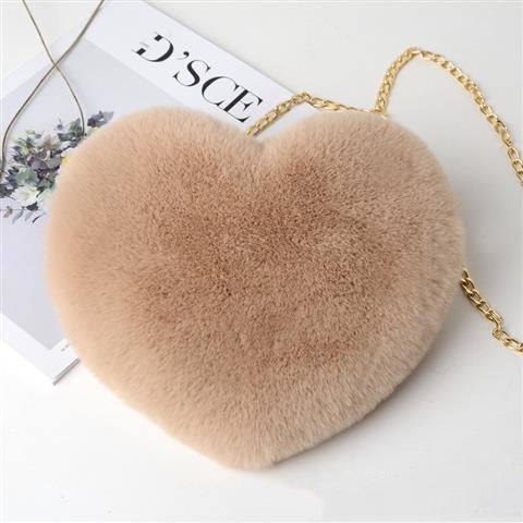 Plush Heart Bag