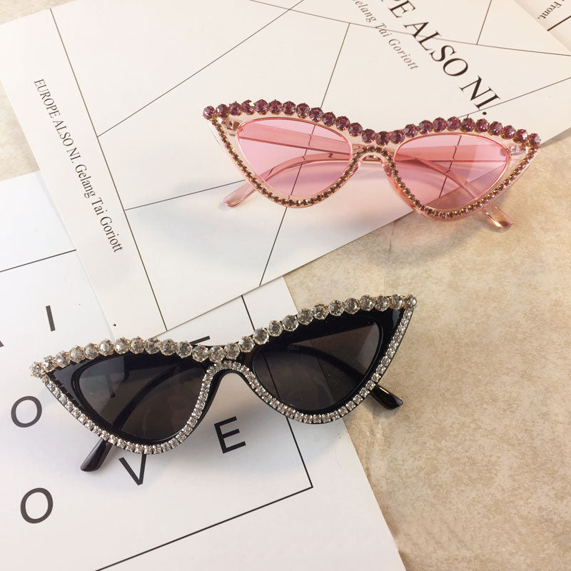 Diamond Cat Eye Sunglasses