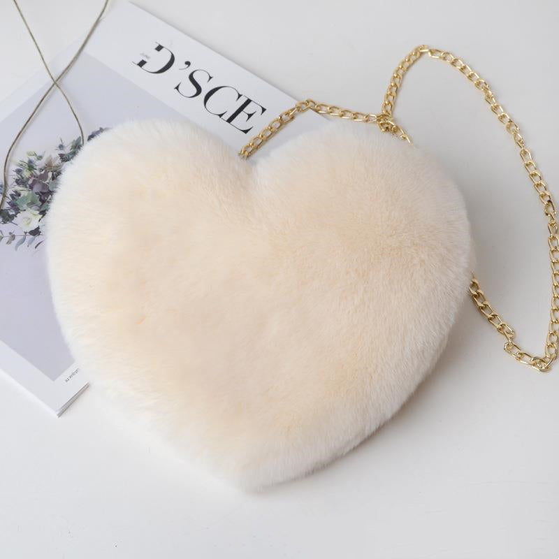 Plush Heart Bag